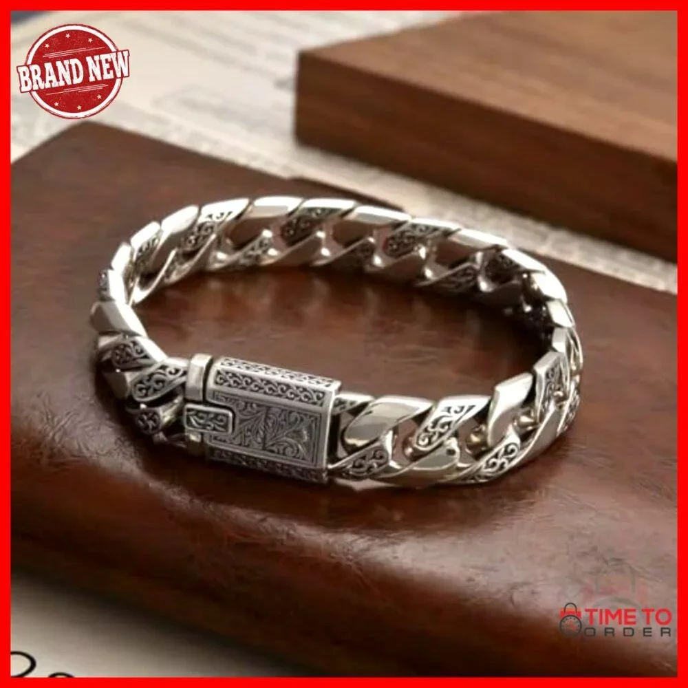 Stainless Steel Braided Cuff Bracelet Unisex One Size Hypoallergenic